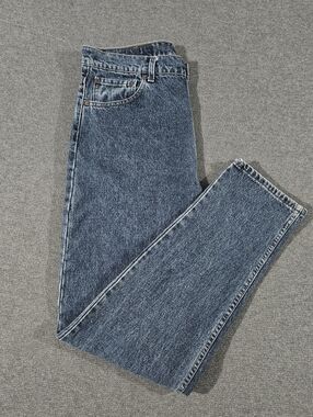 Levis 550 Jeans Mens 36x34 Made In USA Vintage Relaxed Fit Blue Denim Faded